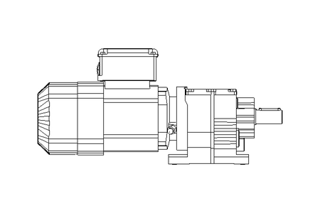 Motoréd. à entraînem.cyl. 0,37kW 29