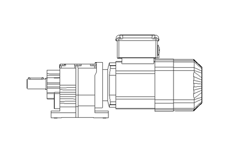 Motoréd. à entraînem.cyl. 0,37kW 29