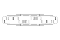 Kettenrad DB40 B19,8 Z12 POM