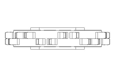 Kettenrad DB40 B19,8 Z12 POM