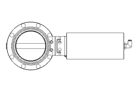 Scheibenventil B DN100 WVM NC E