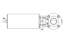 Butterfly valve B DN040 WVW AA E