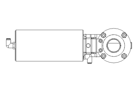 Butterfly valve B DN040 WVW AA E