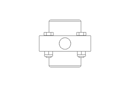 Butterfly valve B DN025 MVM NC E