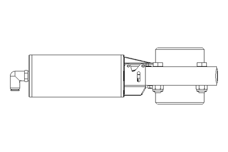 Butterfly valve B DN040 MVM NC E