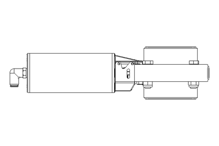 Butterfly valve B DN050 MVM NC E