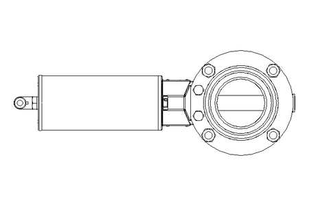 Butterfly valve B DN050 MVM NC E