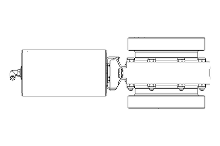 Butterfly valve B DN150 MVM NC E