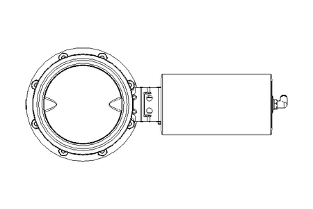 Butterfly valve B DN150 MVM NC E