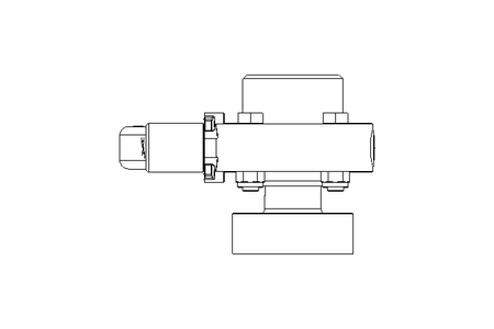 Scheibenventil B DN025 MVL MA E