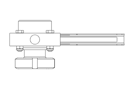 Butterfly valve B DN040 MVL MA E