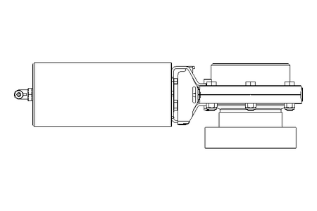 Butterfly valve B DN080 MVL NC E