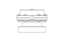 Butterfly valve B DN100 MVL NC E