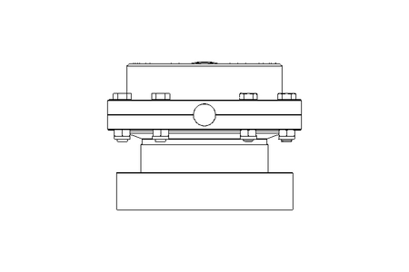 Butterfly valve B DN100 MVL NC E