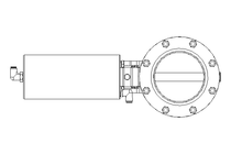 Butterfly valve B DN100 FVF AA E