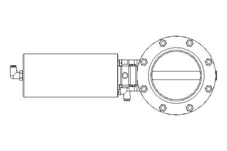 Válvula borboleta B DN100 FVF AA E