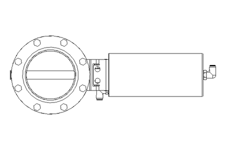 Scheibenventil B DN100 FVF AA E