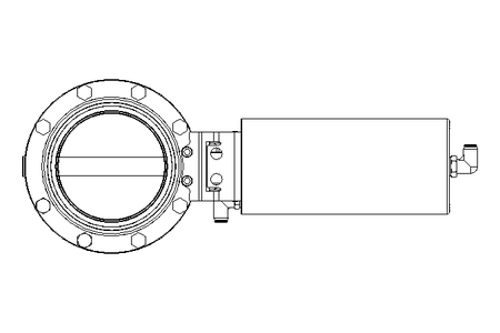 Scheibenventil B DN100 MVL AA E