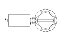 Válvula borboleta B DN150 WVM NC E