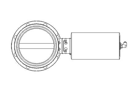 Butterfly valve B DN150 WVM NC E