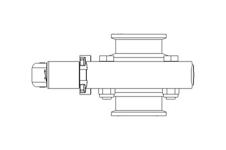 Butterfly valve B DN040 CVC MA E