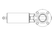 Scheibenventil B DN040 CVC NC E