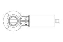 Butterfly valve B DN040 CVC NC E