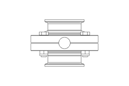 Butterfly valve B DN050 CVC NC E