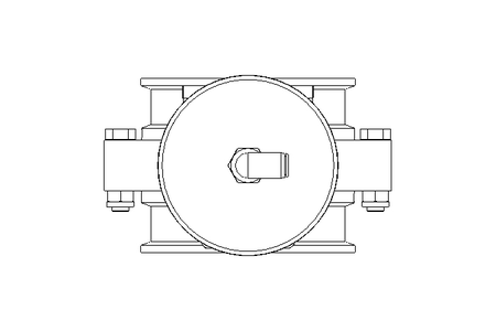 Butterfly valve B DN080 CVC NC E