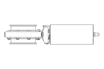 Butterfly valve B DN100 CVC NC E