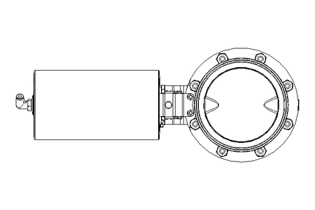 Butterfly valve B DN125 CVC NC E