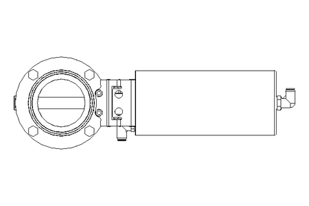 Butterfly valve B DN065 CVC AA E