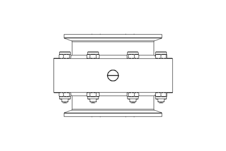 Vanne papillon B DN125 CVC AA E