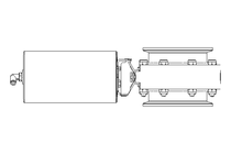 Válvula borboleta B DN125 CVC AA E