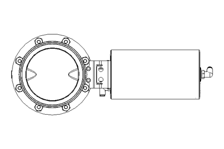 Válvula borboleta B DN125 CVC AA E