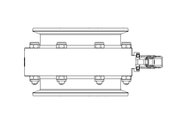 Butterfly valve B DN150 CVC MA E