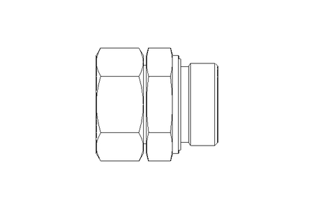 Manchon fileté L 35 G 1 1/4" St DIN3865