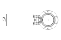 Butterfly valve B DN080 OVO NC E D5