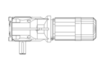 Motorreductor 1,5kW 6,5 1/min