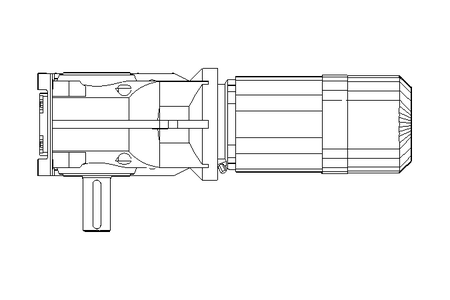 Motorreductor 1,5kW 6,5 1/min