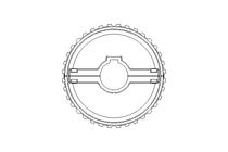 Roda dentada p/corrente DF40 B47,5 Z36