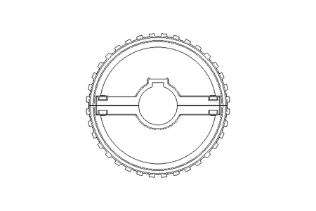 Roda dentada p/corrente DF40 B47,5 Z36