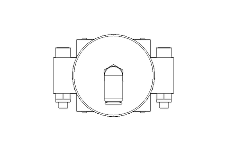 Butterfly valve B DN025 OVO NC E D2