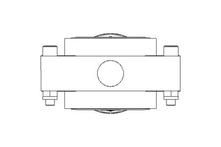 Butterfly valve B DN040 OVO NC E D2