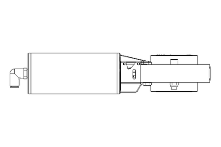 Butterfly valve B DN040 OVO NC E D2