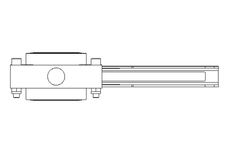 Butterfly valve B DN040 OVO MA E D2