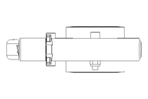 Butterfly valve B DN040 OVO MA E D2