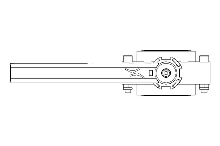 Butterfly valve B DN040 OVO MA E D2