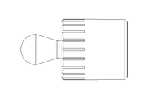 Druckstück federnd M10x11