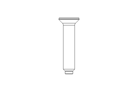 Countersunk head screw M6x30 A2 70